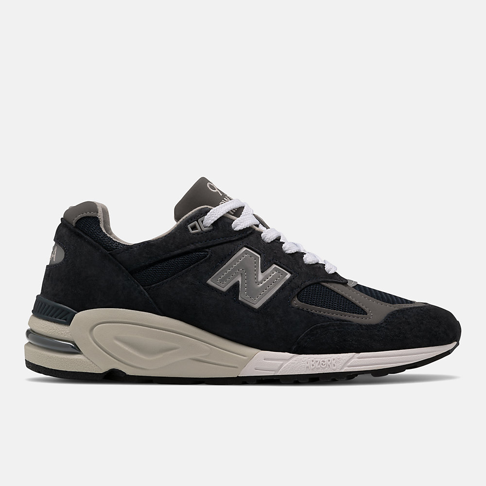 New Balance MADE in USA 990v2 Core Shoes Navy with White